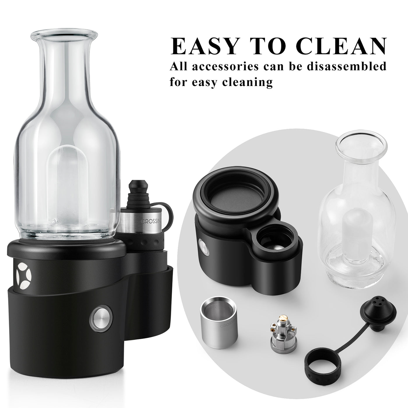Crossing Core 2.0 E-Rig Kit | All-in-One Mini Recycler Dab Rig