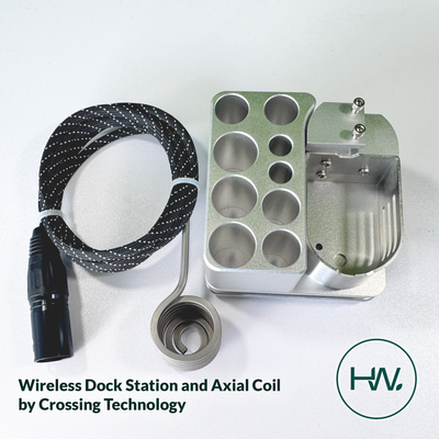 Wireless Dock Station and Axial Coil by Crossing Technology